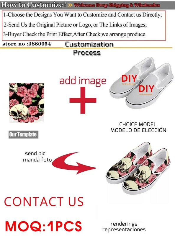 Benutzer definierte Schuhe neue Slip-on-Schuhe Mode bequeme Grafik-Turnschuhe einfache hochwertige einfarbige lässige flache Drops hipping DIY