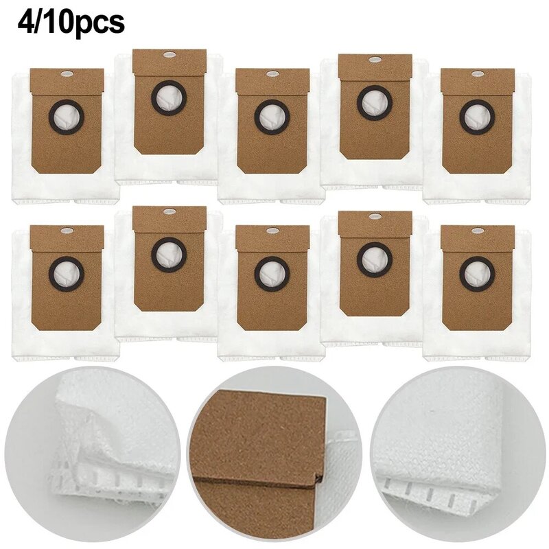 4/10pcs Reusable Vacuum Cleaner Dust Bag For Cecotec Household Cleaning Tool Accessories And Parts Replacement