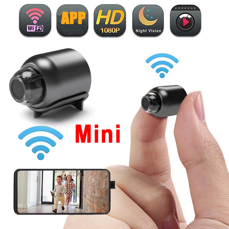 1080P HD Mini kamera WiFi Monitor domu ochrona bezpieczeństwa kamera noktowizyjna kamera IP rejestrator Audio wideo