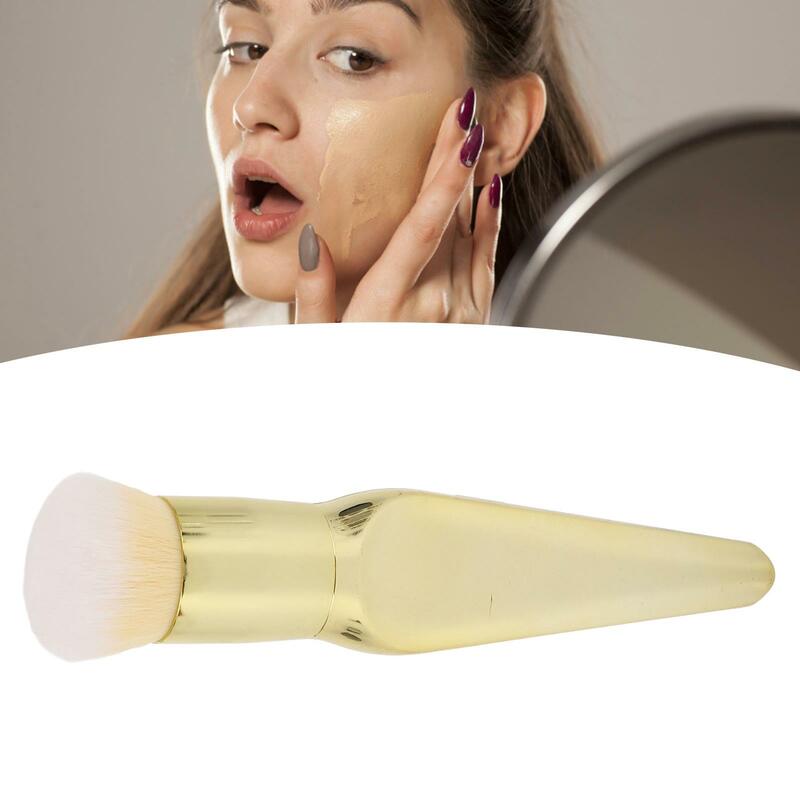 Эффективная золотая металлическая стабильная кисть для затенения пудры-мягкая и удобная Кисть для макияжа