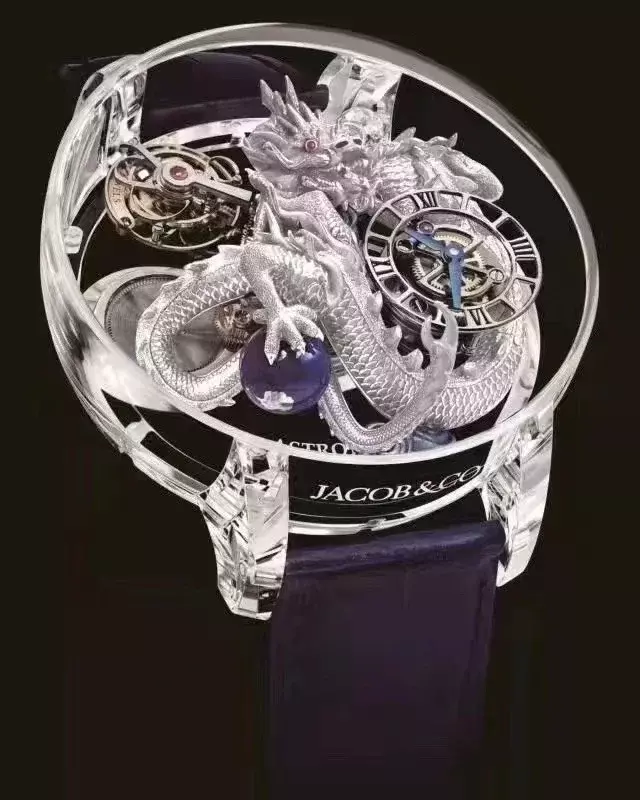 고급 천체 플라이휠, 아시아 드래곤 기계식 손목시계, 한정판 패션 탑 워치