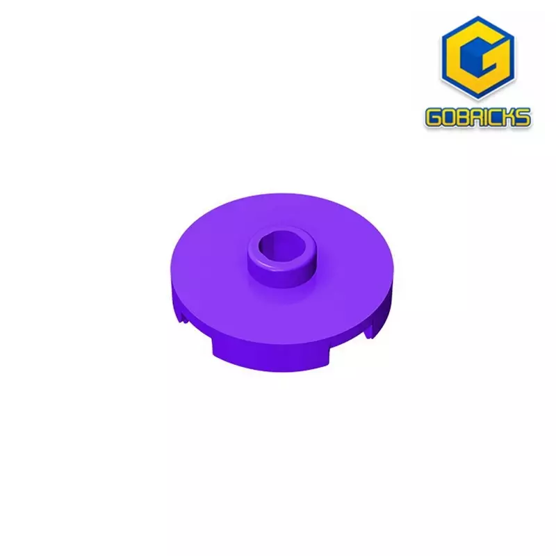 Gobricks GDS-1041 Tile, Round 2 x 2 with Open Stud compatible with lego 18674  DIY children's DIY Educational Building Blocks