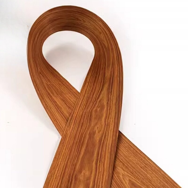 Patrón de rama madre dorada Natural, chapa de madera maciza, Material artístico de marquetería L: 2-2,5 metros/pieza, ancho: 18cm T: 0,4-0,5mm