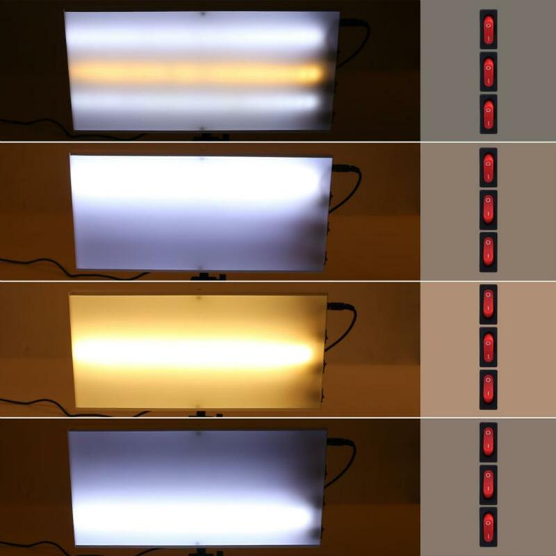 Lampu LED Alat Perbaikan depresi mobil detektor penghilang garis papan reflektor cahaya untuk penghilang penyok tubuh