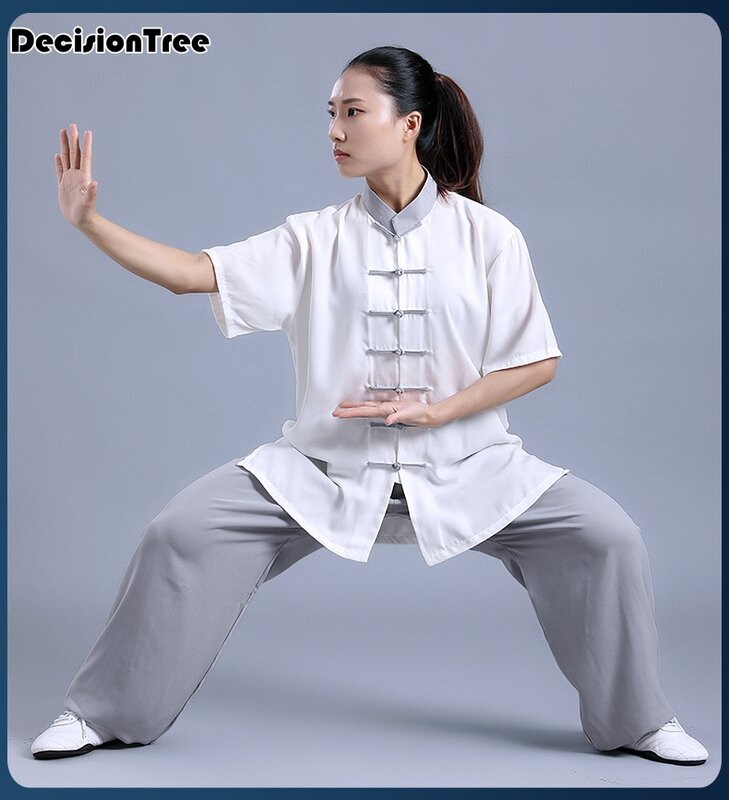 2023 Leinen Taoist Tai Anzüge Wudang Wushu Kleidung Kostüm Kung Fu Kampfkunst Robe Uniformen Flügel Chun Anzug bequeme Yoga-Set