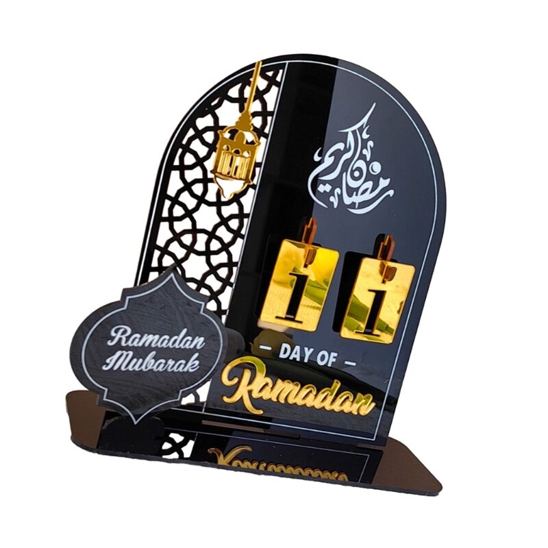 Calendario con conto alla rovescia in acrilico per Eid, Ringraziamento, Matrimonio,