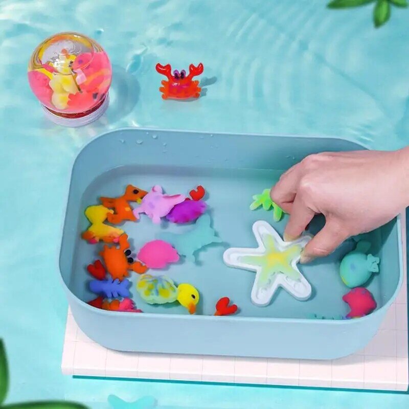 Набор волшебных водных игрушек для творчества, водный эльф, Красочные Водные феи, игрушки, морские животные, набор водных эльфов для мальчиков и девочек, наука
