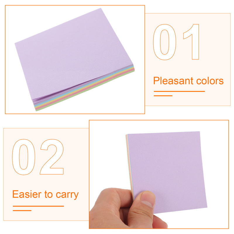 5Pcs Portable Sticky Notes Sticky Notes Pads Schedule Planning Pads
