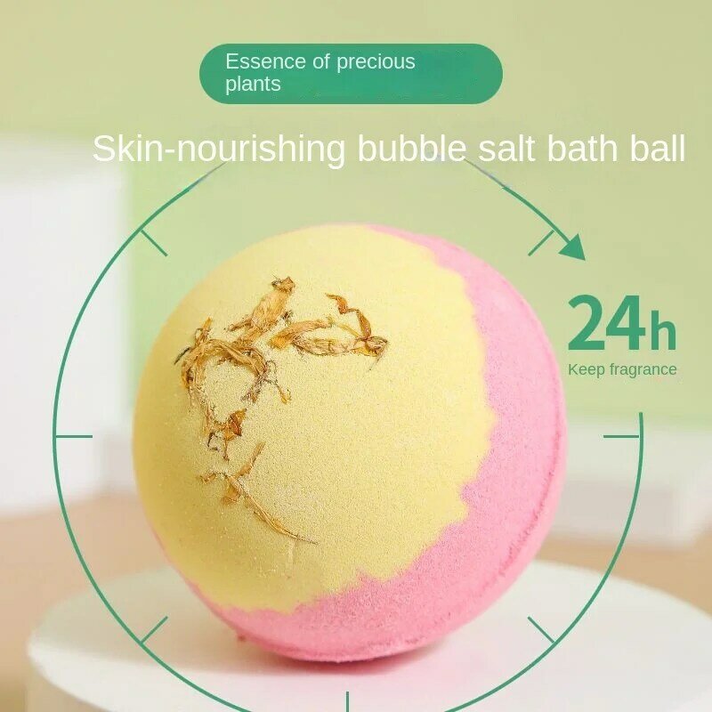 ผลิตภัณฑ์อาบน้ำเกลือขัดผิวเกลือระเบิดแบบลูกบอล