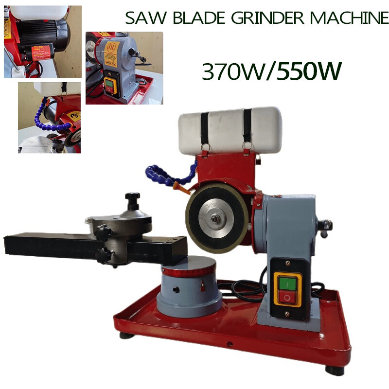 370W 220V New upgrade lengthening Circular Saw Blade Grinder Machine Saw Blade Sharpener Dry Grinding For Carbide Tipped Saw
