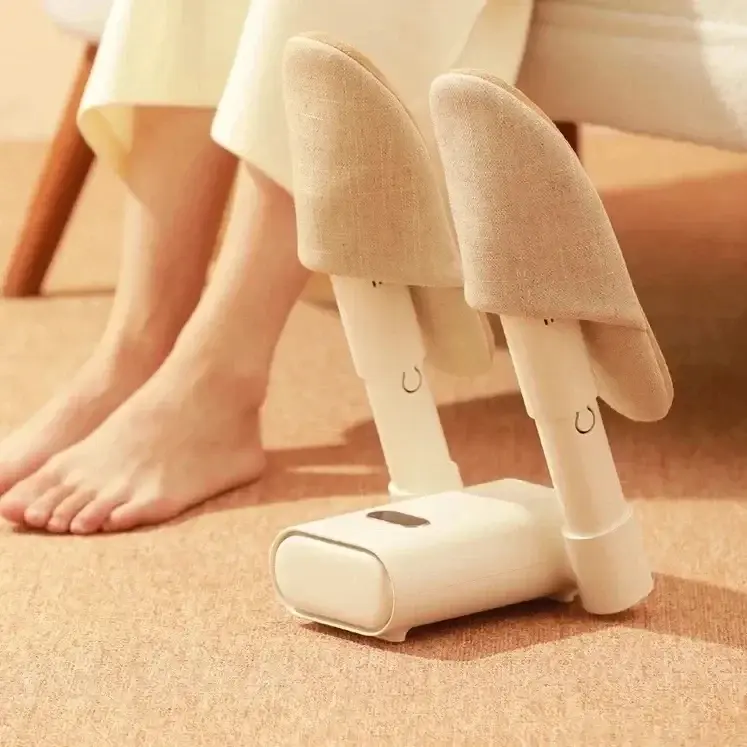 Nuovo essiccatore per scarpe intelligente asciugatura rapida sterilizzazione UV asciugascarpe retrattile temporizzato asciugapiedi asciutto per uso domestico