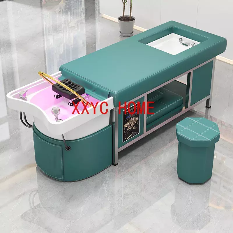 럭셔리 편안한 라운지 샴푸 의자, 마사지 라바카베자 장비, 세탁 침대, MQ50SC