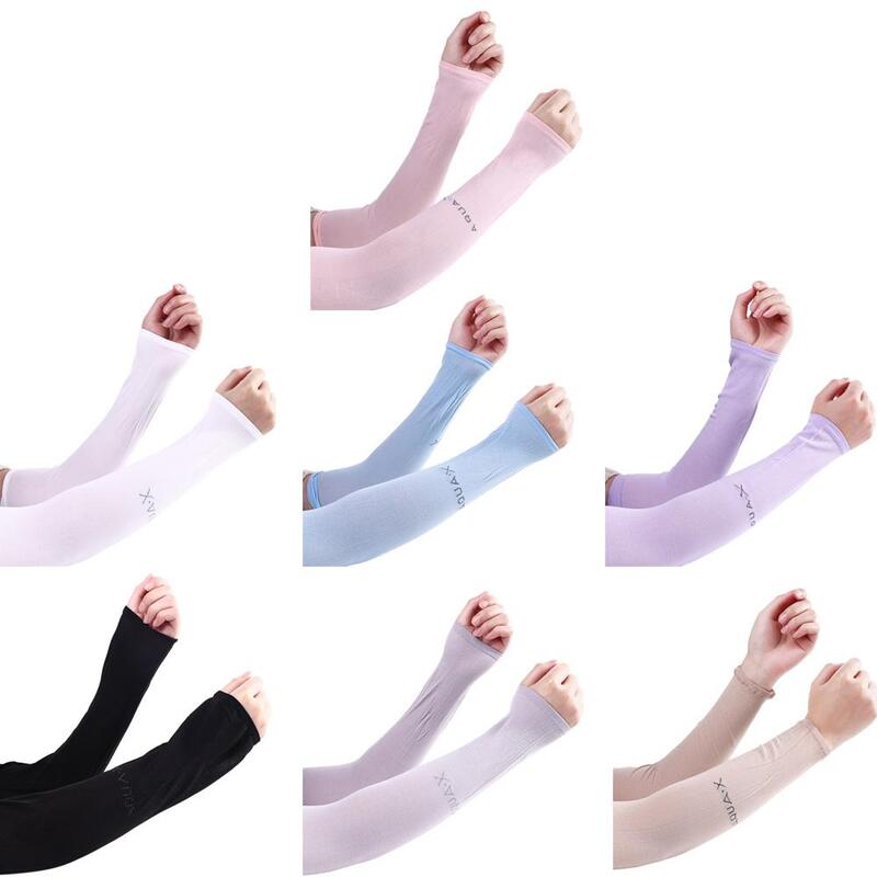 Respingi le zanzare protezione del braccio protezione solare maniche di protezione solare scaldamuscoli di ghiaccio manicotti per la protezione solare delle donne maniche per le braccia delle donne