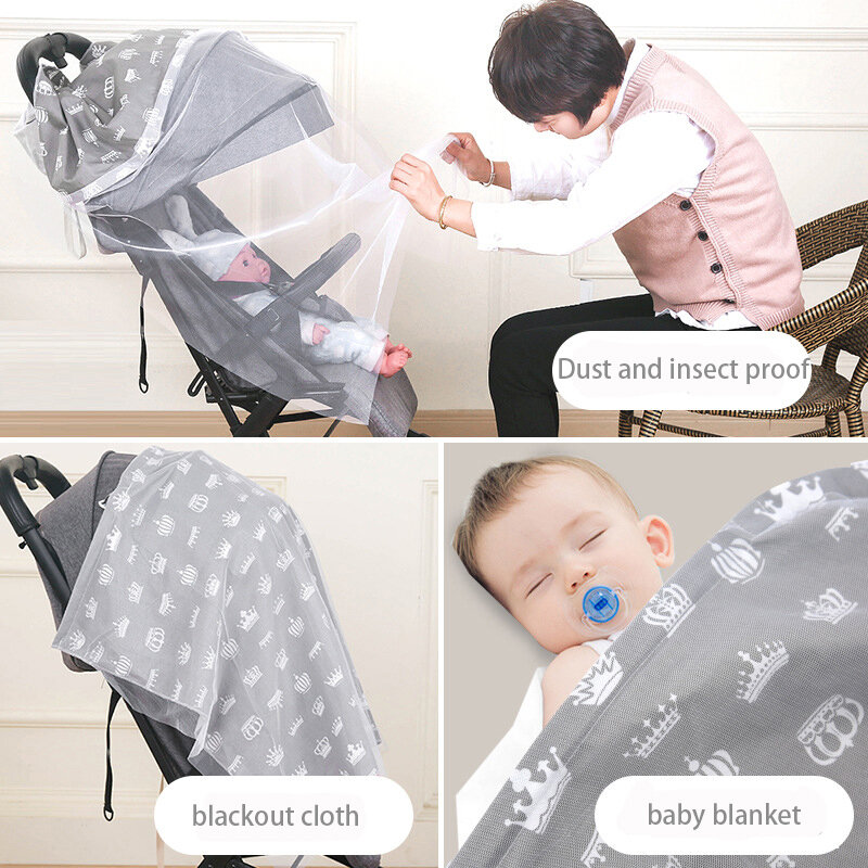 Couverture d'allaitement Infinity en coton doux pour bébés, sans transparence, tablier d'allaitement, moustiquaire