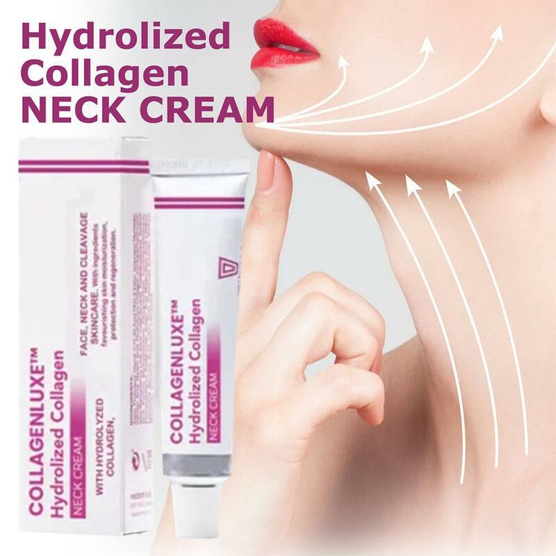 Lote de crema de Colágeno Hidrolizado para el cuello, crema para el cuidado de la piel con Colágeno Hidrolizado, crema antienvejecimiento Vera