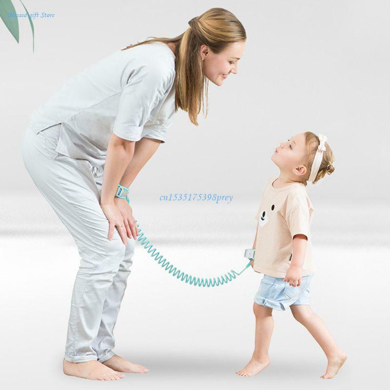 Adjustable Kids Safety Harness Child Wrist Leash Anti-lost Link Children Belt Walking Assistant Baby Walker Wristband 1.5-2.5m