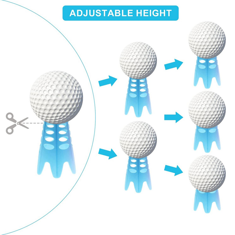 Camisetas simuladoras de Golf para interiores, tapete de plástico de 18 piezas, alto y corto