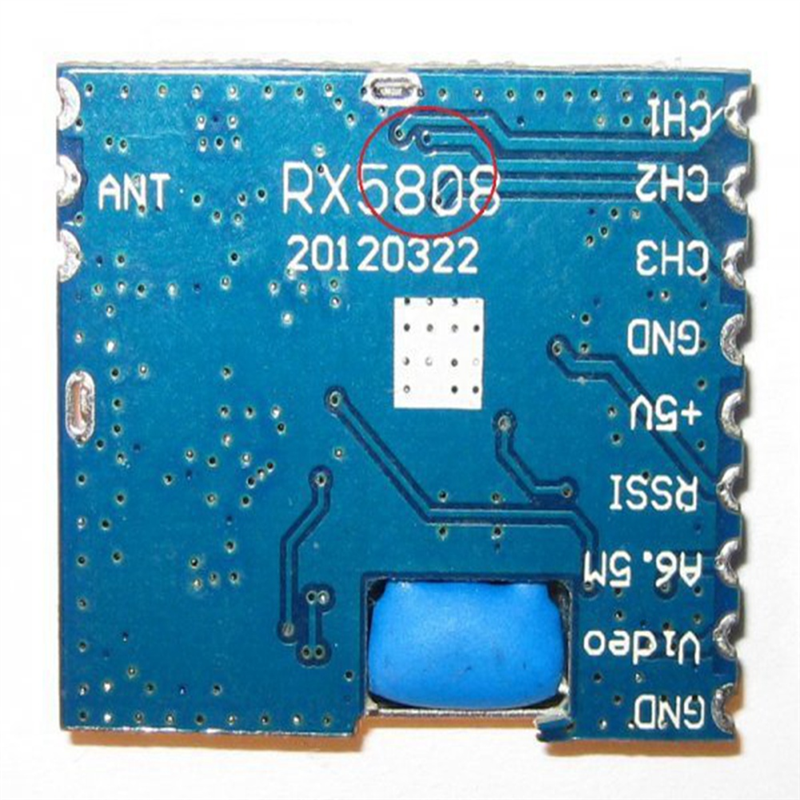 5.8GHz RX5808 -90DBm AV FM Wireless Audio Video Receiver Module