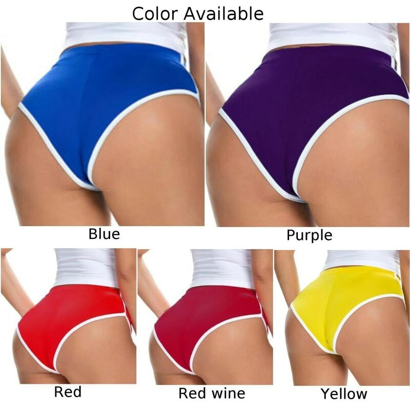 Sexy Women Sports Yoga Low Rise Shorts Fitness Running Workout Gym Hot Pants Plus Bottom Beach Pants Fashion Solid Ladies Shorts