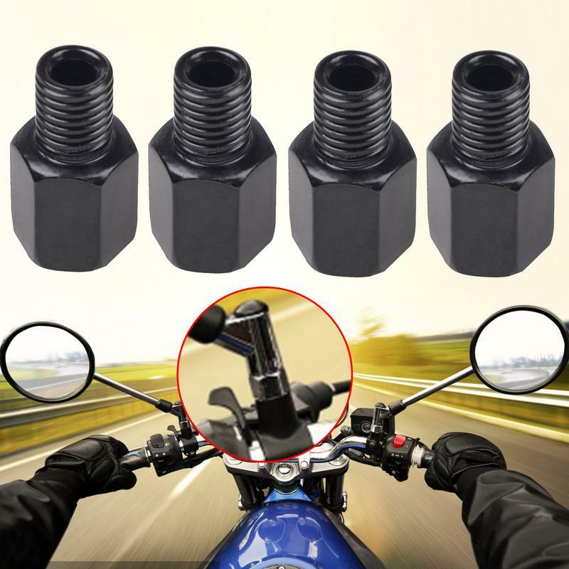 Pemanjang cermin sepeda motor ekstensi kaca belakang sepeda motor 4 buah konverter adaptor kaca spion untuk sepeda motor