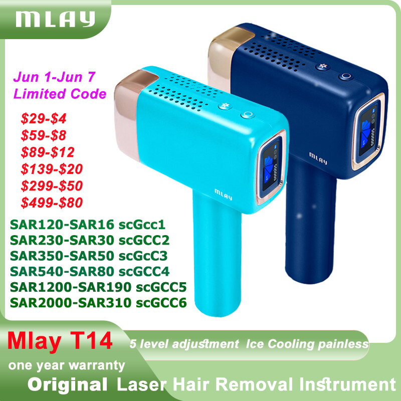 MLAY-T14 آلة إزالة الشعر بالليزر للرجال والنساء ، 3in 1 ، آلة نزع الشعر بالليزر ، الثلج البارد ، 500000 ومضات ، الاستخدام المنزلي ، Depilador الجسم