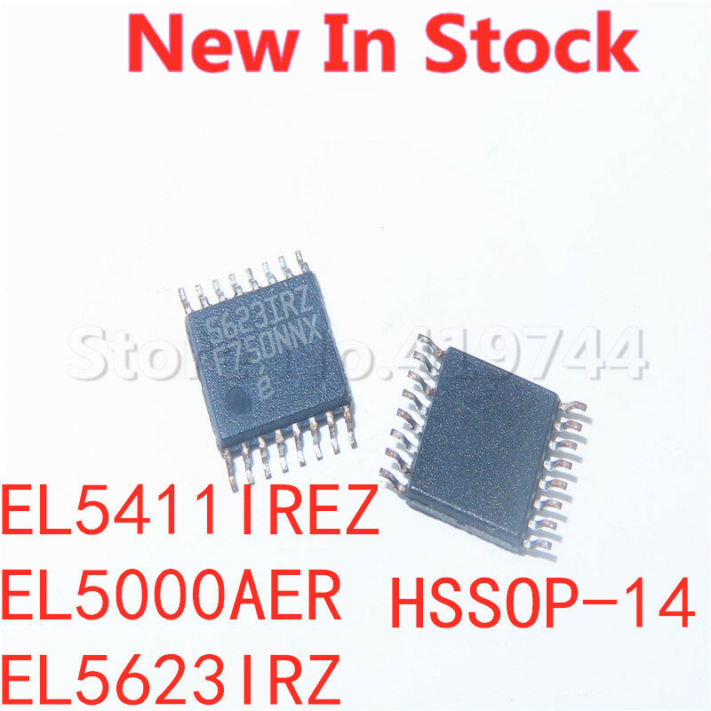 5ชิ้น/ล็อต5411IREZ EL5411IREZ 5000AER EL5000AER EL5623IRZ 5623IRZ HSSOP-14 SMD หน้าจอ LCD ชิปสต็อกใหม่ IC