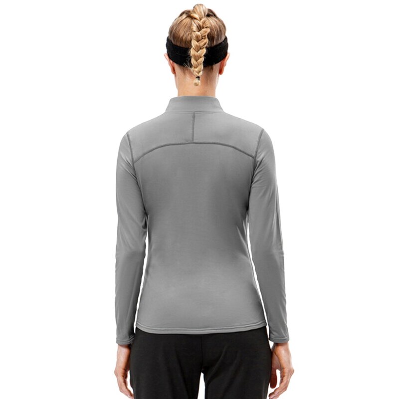 Nuove donne peluche Yoga t-shirt Solid Sports Top magliette da corsa a maniche lunghe Fitness Gym abbigliamento sportivo