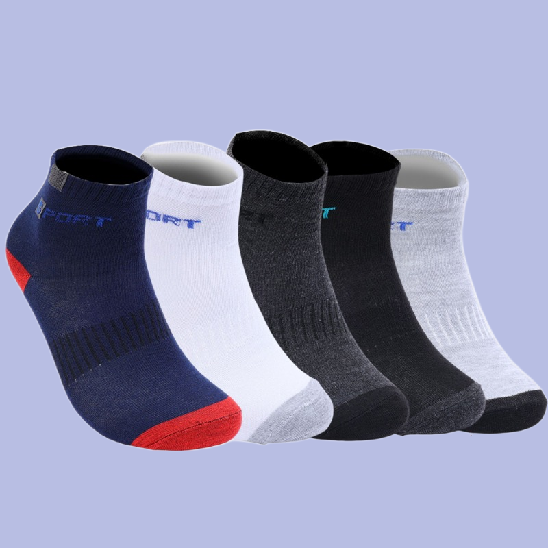 10 Pairs Cotton Sock for Men Sport Breathable Soft Letter High Elastic Middle Tube Stocking Towel Sox Summer Running