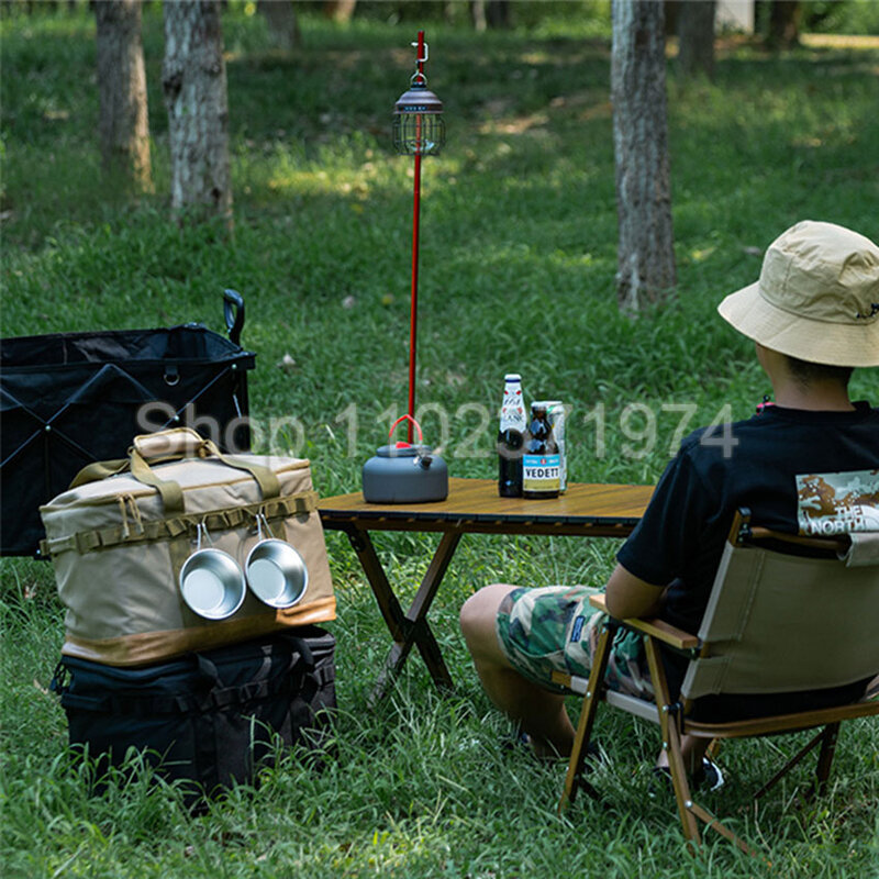 Outdoor Camping Storage Bag, Viagens Meal Bag, Grande Armazenamento, Lâmpada Tableware, Ferramenta de piquenique, Camp Travel Bag, Suprimentos