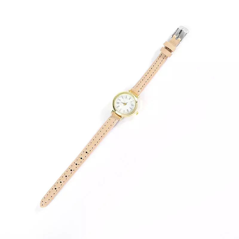 Watches for Women Ins Artistic Minimalist Small Dial Roman Digital Temperament High-end Versatile Thin Strap Quartz Women Watch