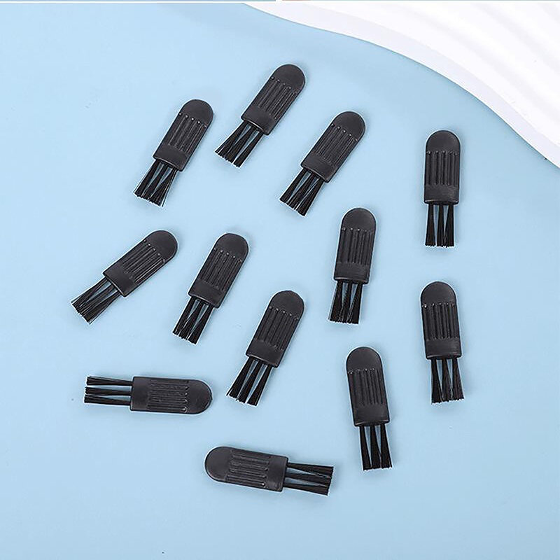 10PCS Mens Shaver Accessory Razor Brush Hair Remover Cleaning Tool Black Plactic Replacement Head Hair Shaving Tools
