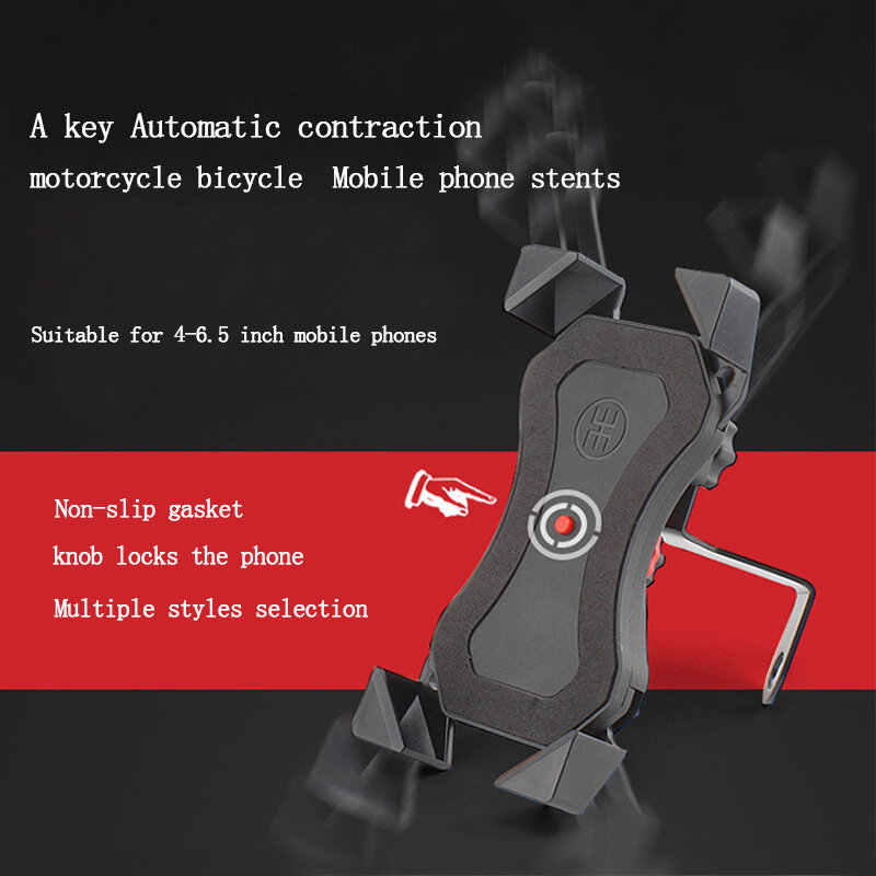 Dudukan Ponsel Sepeda Motor Aksesori Sepeda Dukungan Sel untuk Dudukan Navigasi Braket Navigasi Ponsel