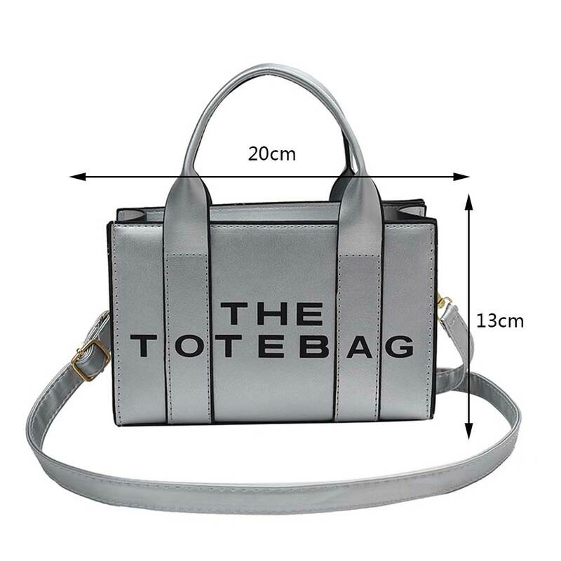 Роскошная дизайнерская сумка-тоут 2023, модные женские сумки, сумки на плечо с надписью, Брендовые повседневные Простые сумки через плечо