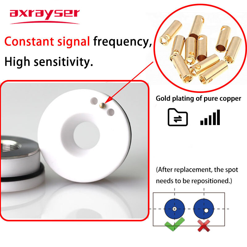5pcs Laser Ceramic Holder Ring 28/32mm Precitec Raytools WSX Fiber Head Parts P0571-1051 KT CON Procutter Lightcutter BT230 240