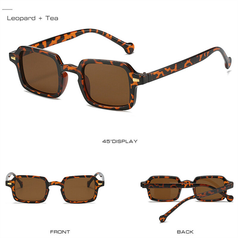 2024 Mode Vintage kleine quadratische Sonnenbrille für Frauen Damen trend ige treibende Sonne Glanz Mädchen Reise Brillen UV400 Drops hip