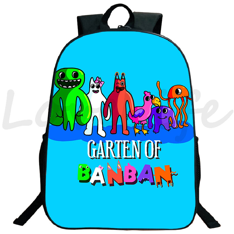 Banban 게임 가든 방수 책가방, 소년 소녀 만화 배낭, 노트북 가방, 학생 대용량 학교 가방