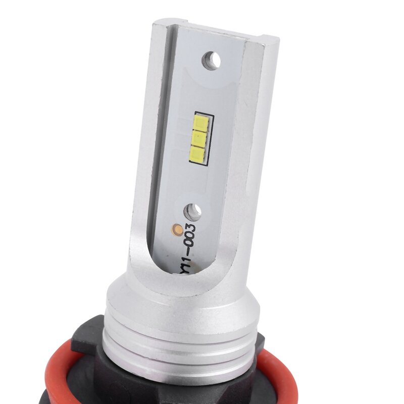 Lâmpada de nevoeiro LED de alta potência, lâmpada branca fria, H8, H11, H16, Csp-Y11, 6500K, Pacote de 4