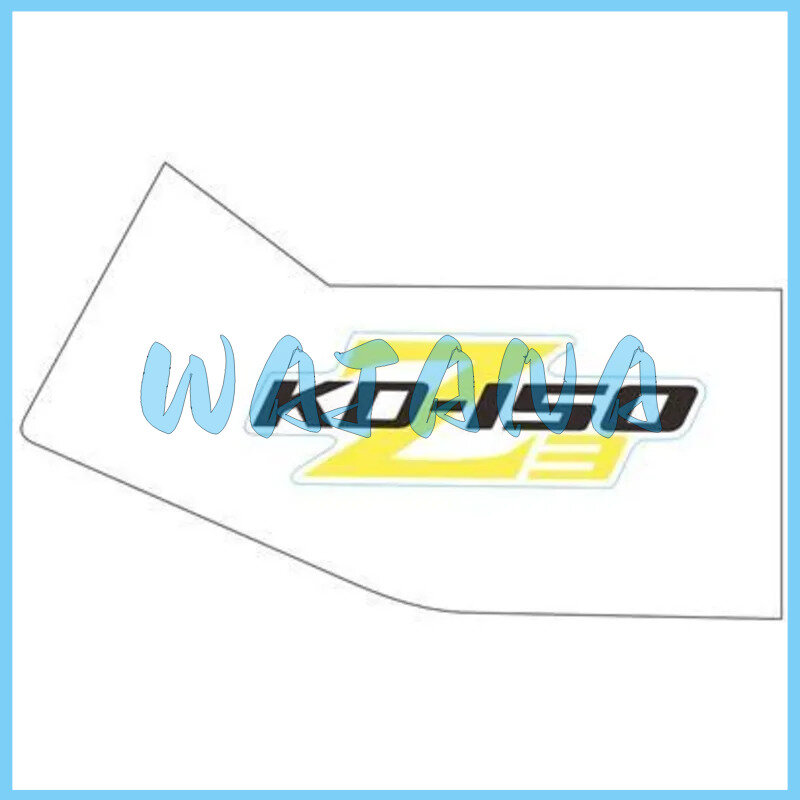 Kd150-z3 Decal on the Rear of the Left / Right Side Cover (bright Yellow/kd-150/high Viscosity) 1210312-645000 / 1210312-646000