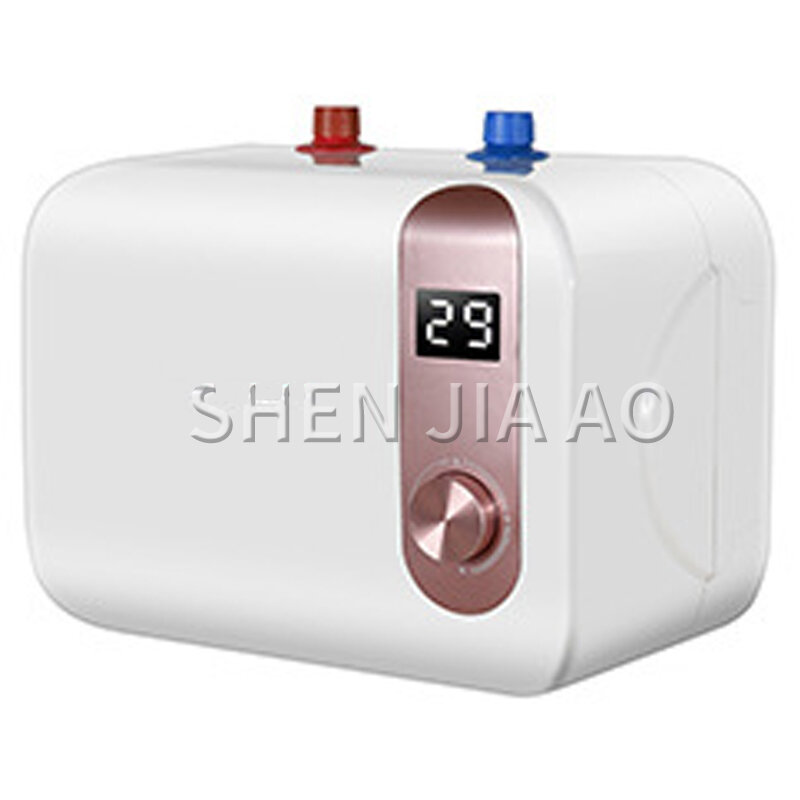 8L 소형 저장 가정용 전기 온수기, 빠른 난방 유형, 기계식 디지털 디스플레이 온수기, 220v
