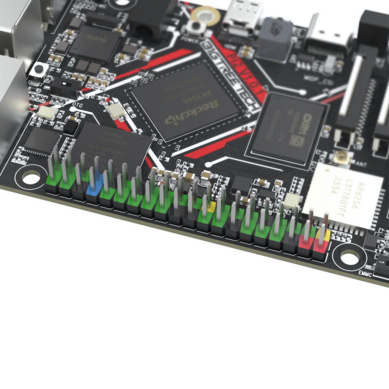 4-ядерный процессор BIGTREETECH BTT PI 2 RK3566, ОЗУ 2 Гб, ПЗУ 32 ГБ, 2,4 ГГц, Wi-Fi, 40-контактный GPIO VS Raspberry PI, детали для 3D-принтера Klipper, «сделай сам»