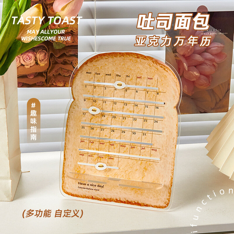 Akrylowy kalendarz wieczny dekoracja stołu odliczanie przypomnienie deska ins pionowy kalendarz miesięczny kalendarz biurkowy biurko kawaii