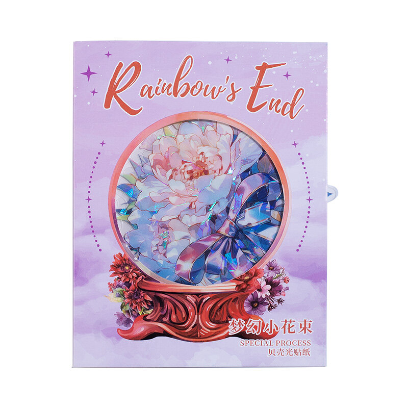 12SETS/LOT Rainbow's End series markers photo album decoration PET sticker