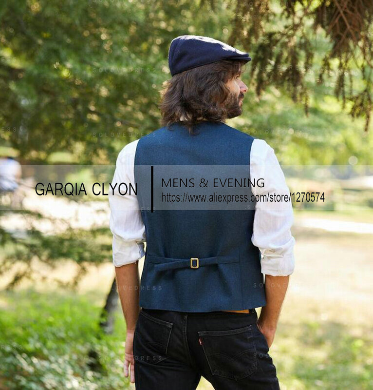 New Arrival Polyester Single Breasted Casual Men's VestMen's Waistcoat For Wedding Or  Busines
