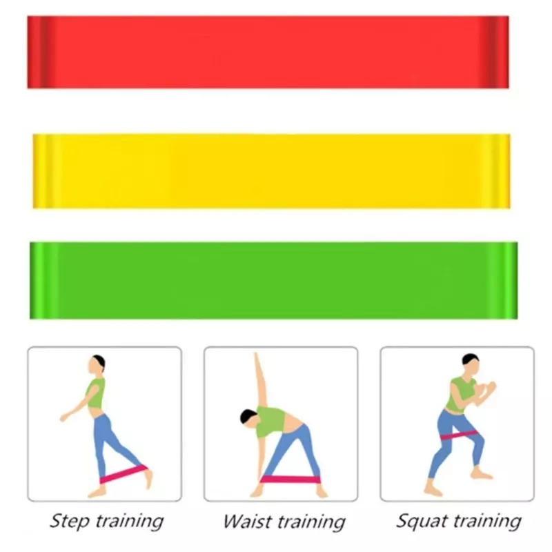 5 шт., эластичная петля для упражнений, эластичная тренировочная лента для растяжки, фитнеса
