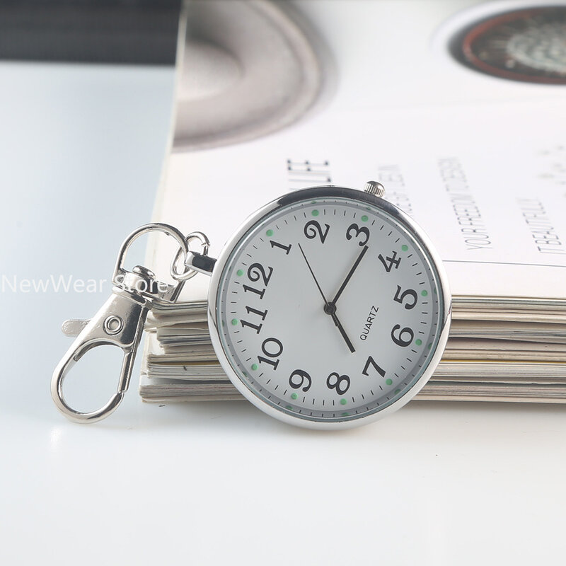Nowość zegarki kieszonkowe minimalistyczny zegarek pielęgniarka kwarcowy dla kobiet Unisex męski lekarz pielęgniarka zapinana klamra wisiorek zegarek sprzedaż hurtowa