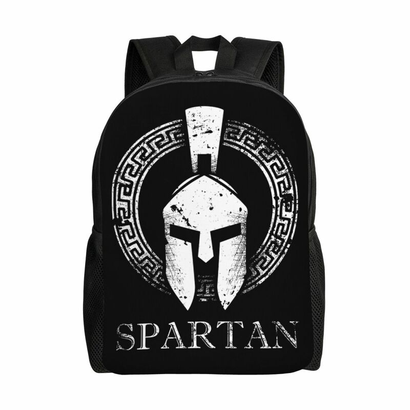 Spartan-男性と女性のためのタータンレースのバックパック,精神的な,防水,大容量のランドセル,印刷されたブックバッグ,旅行