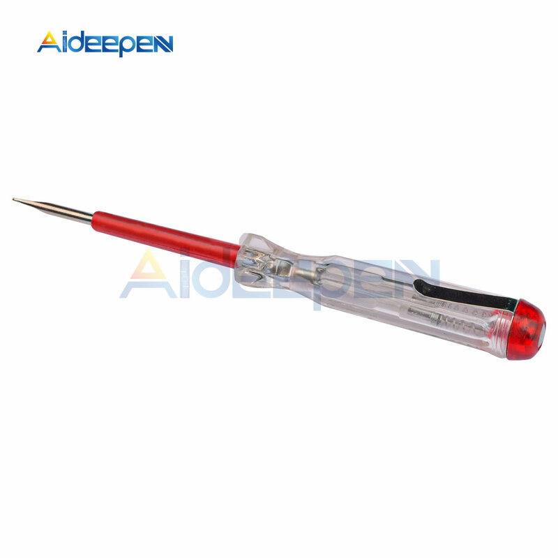 100-500V Spannung Anzeige Schlitz-schraubendreher Elektrische Test Stift Werkzeuge Spannung Tester Mit Anzeige Licht 2 Farben