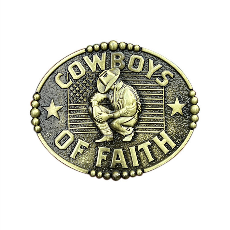 Cowboy boy belt buckle beliefs mark Western style Europe and the United States