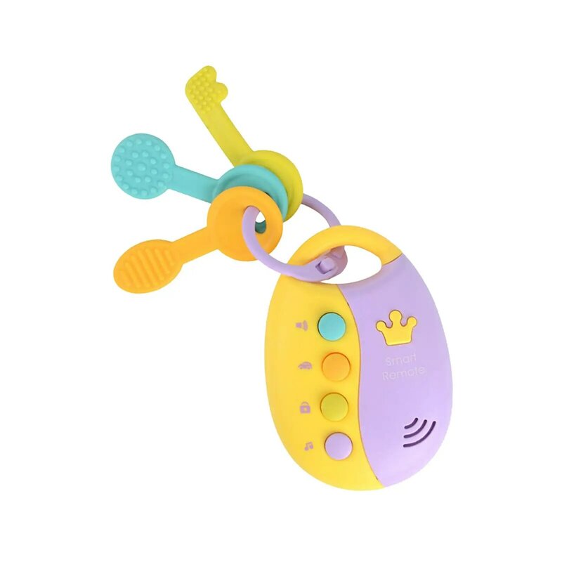 Brinquedo chave remoto para crianças do bebê, tamanho compacto, habilidades motoras finas, presente do feriado