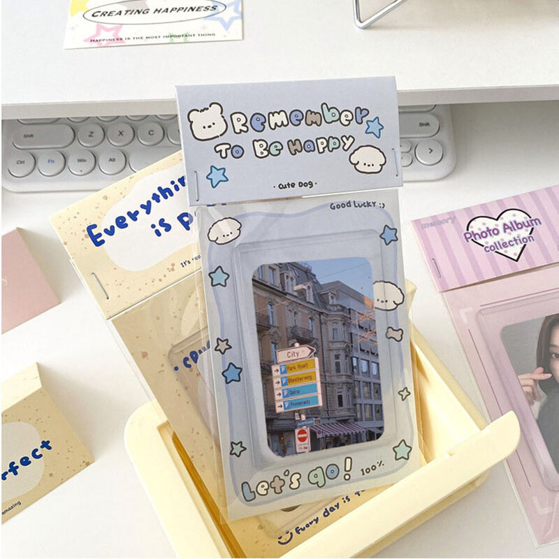 10Pcs Cute Cartoon Paper Card Back Protective Card Packaging Gift DIY Material Card Head Art Supplies Students Stationery
